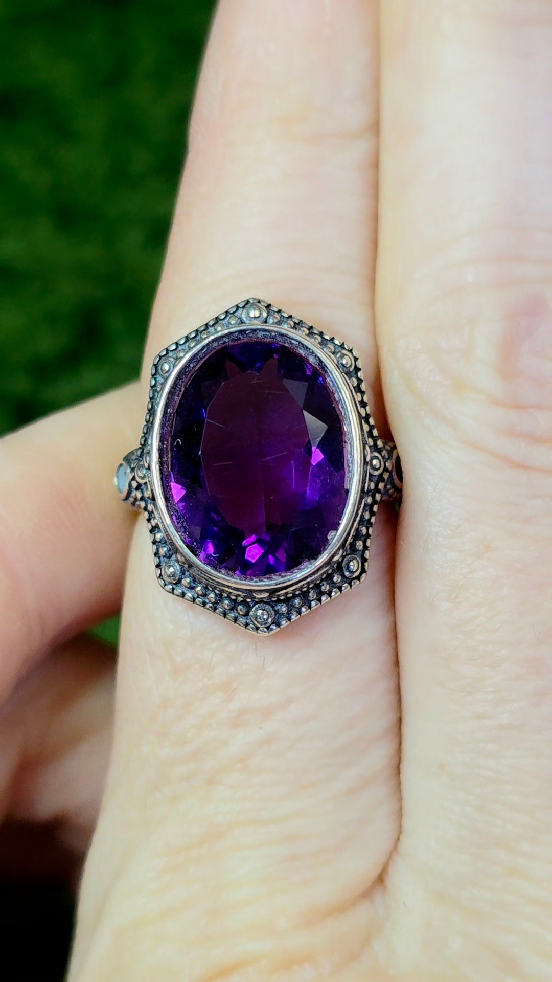 Deep Amethyst Ring A