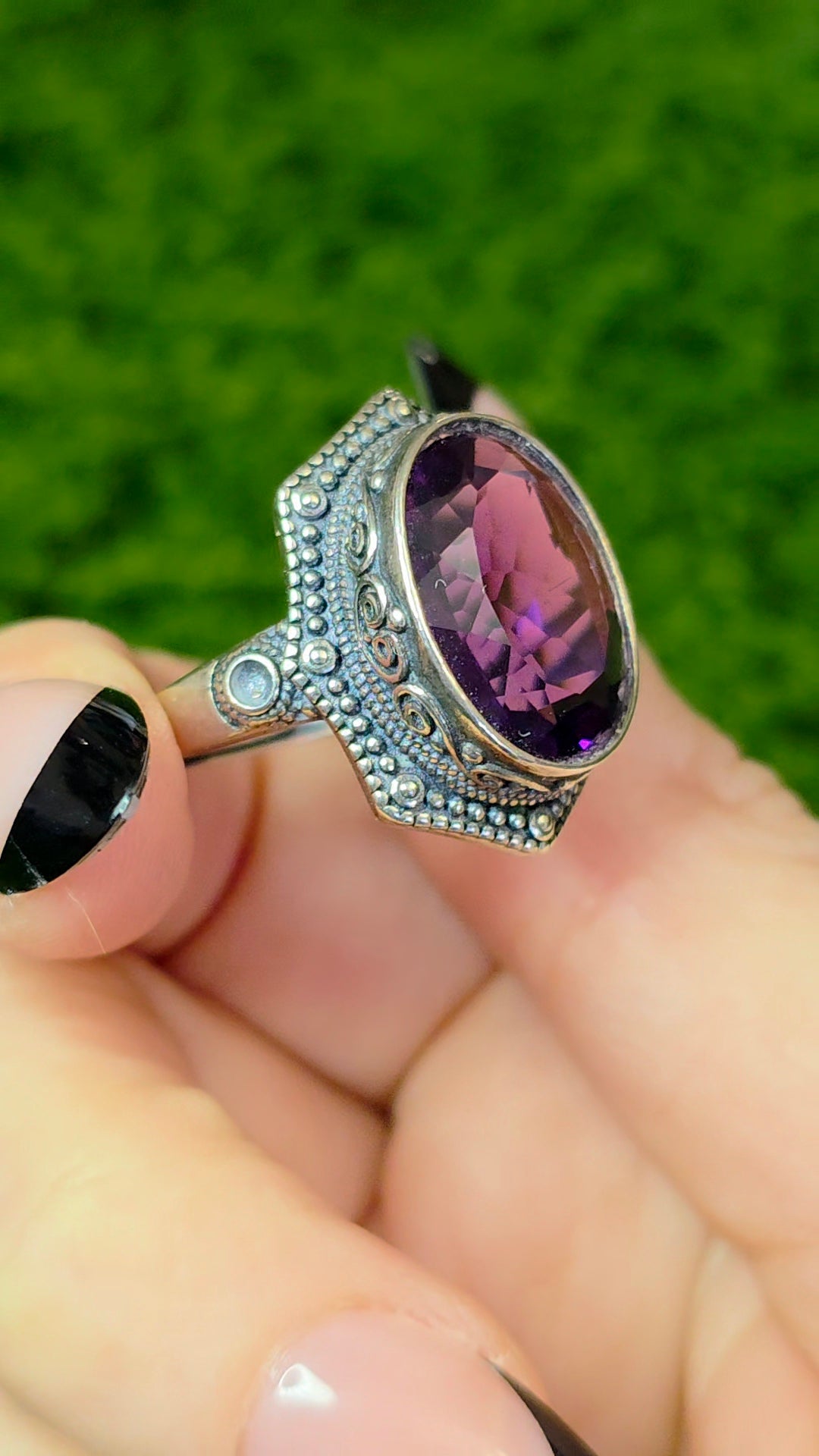 Deep Amethyst Ring A
