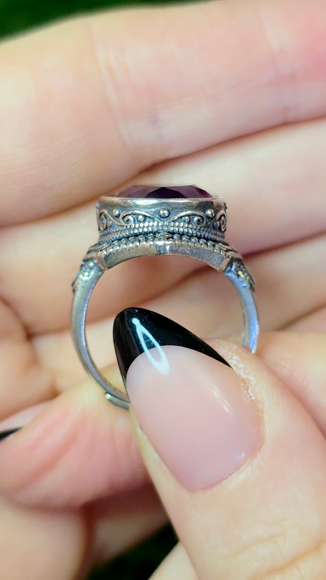 Deep Amethyst Ring A