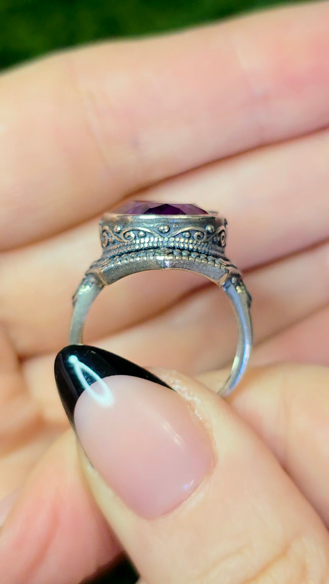 Deep Amethyst Ring A