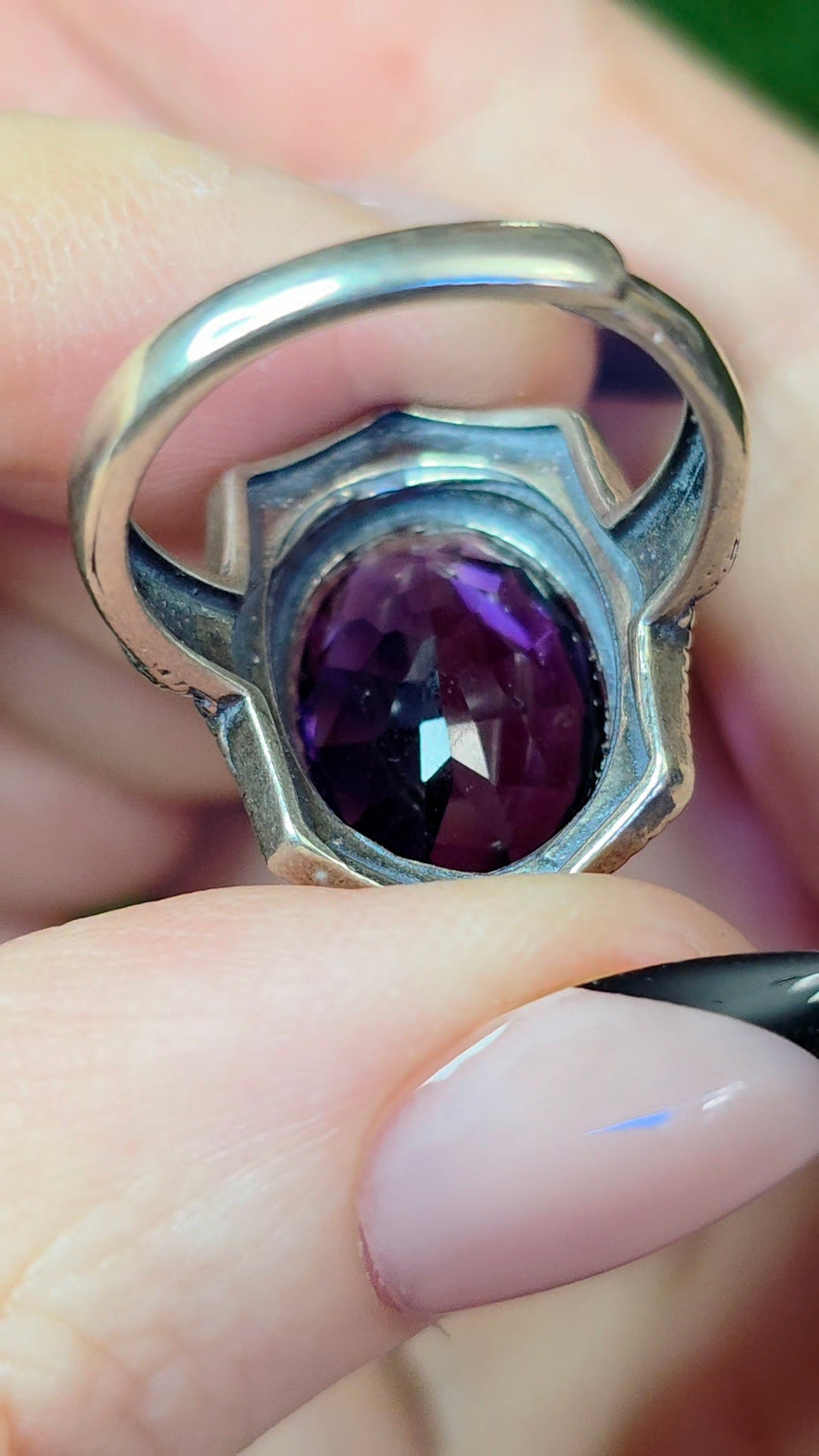 Deep Amethyst Ring A