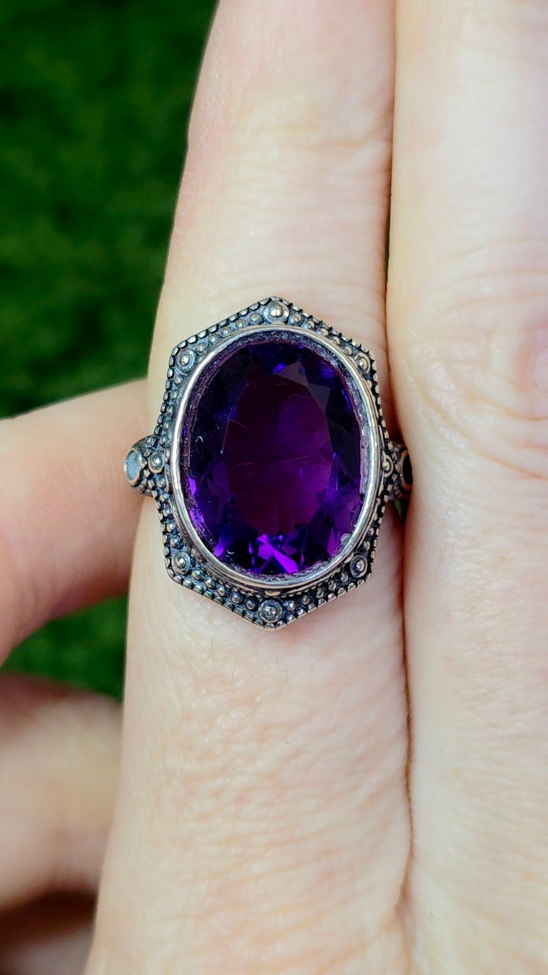 Deep Amethyst Ring A