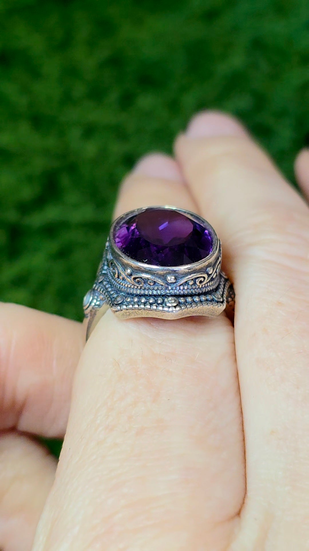 Deep Amethyst Ring A
