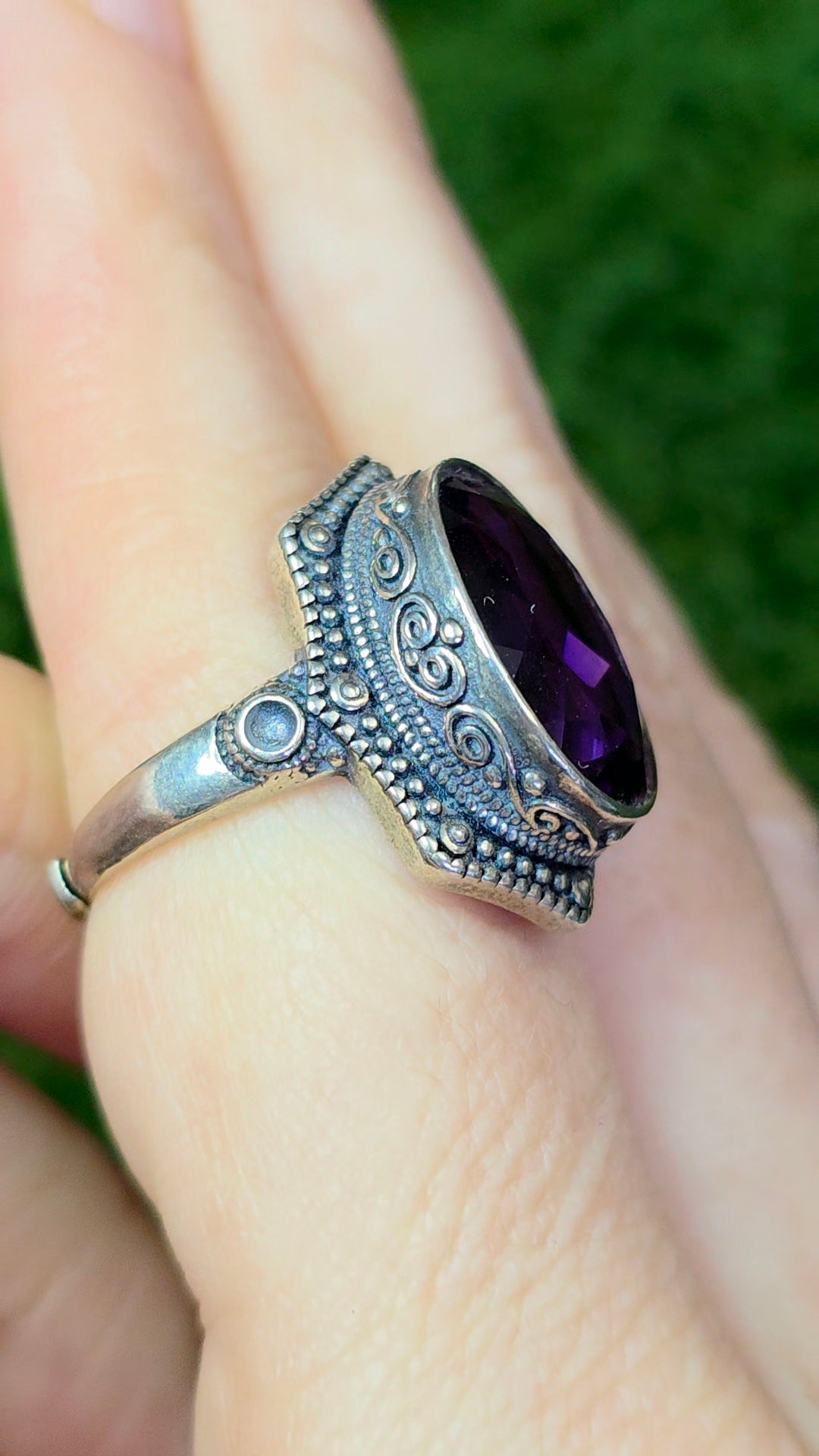 Deep Amethyst Ring A