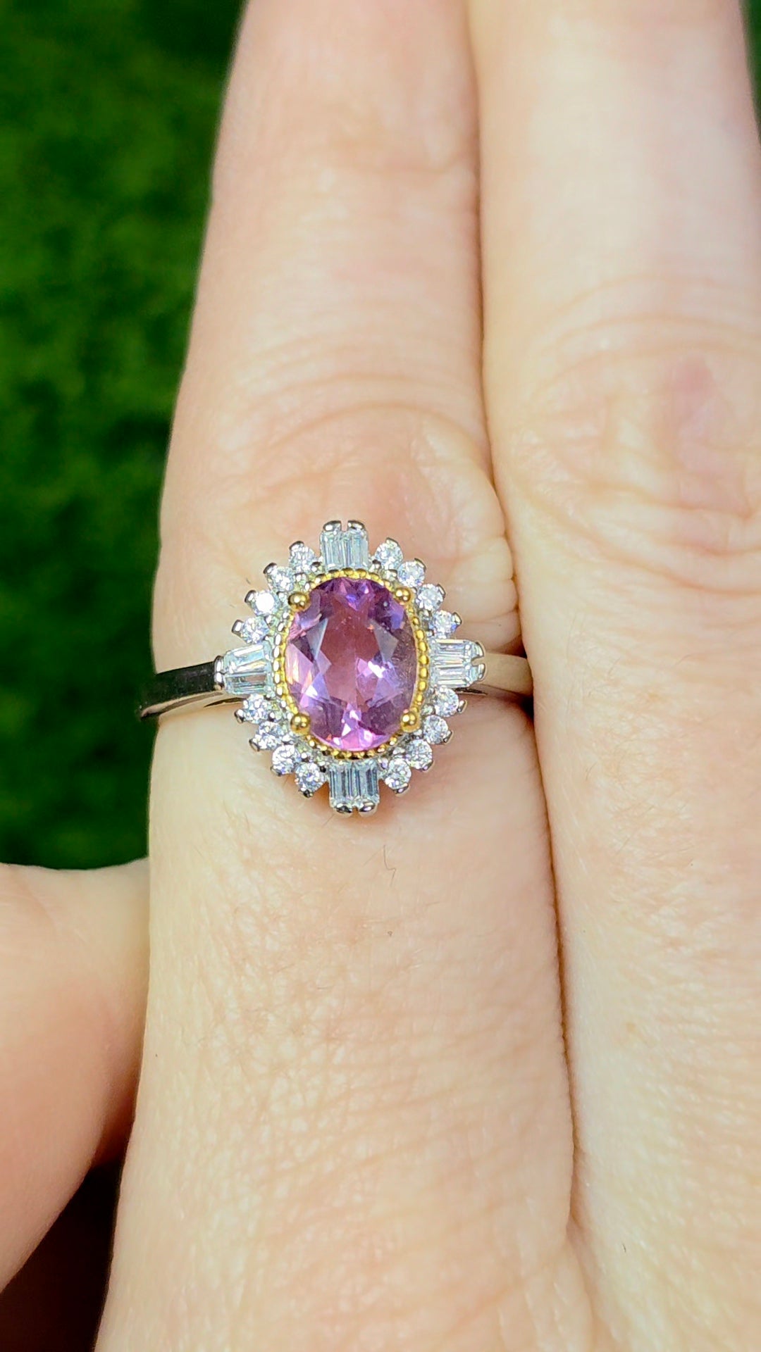Pink Spinel Ring