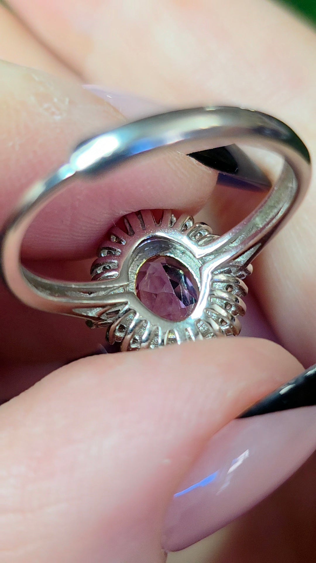 Pink Spinel Ring