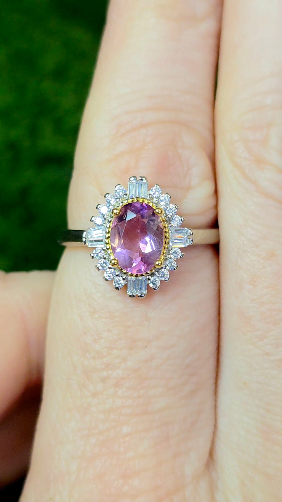 Pink Spinel Ring