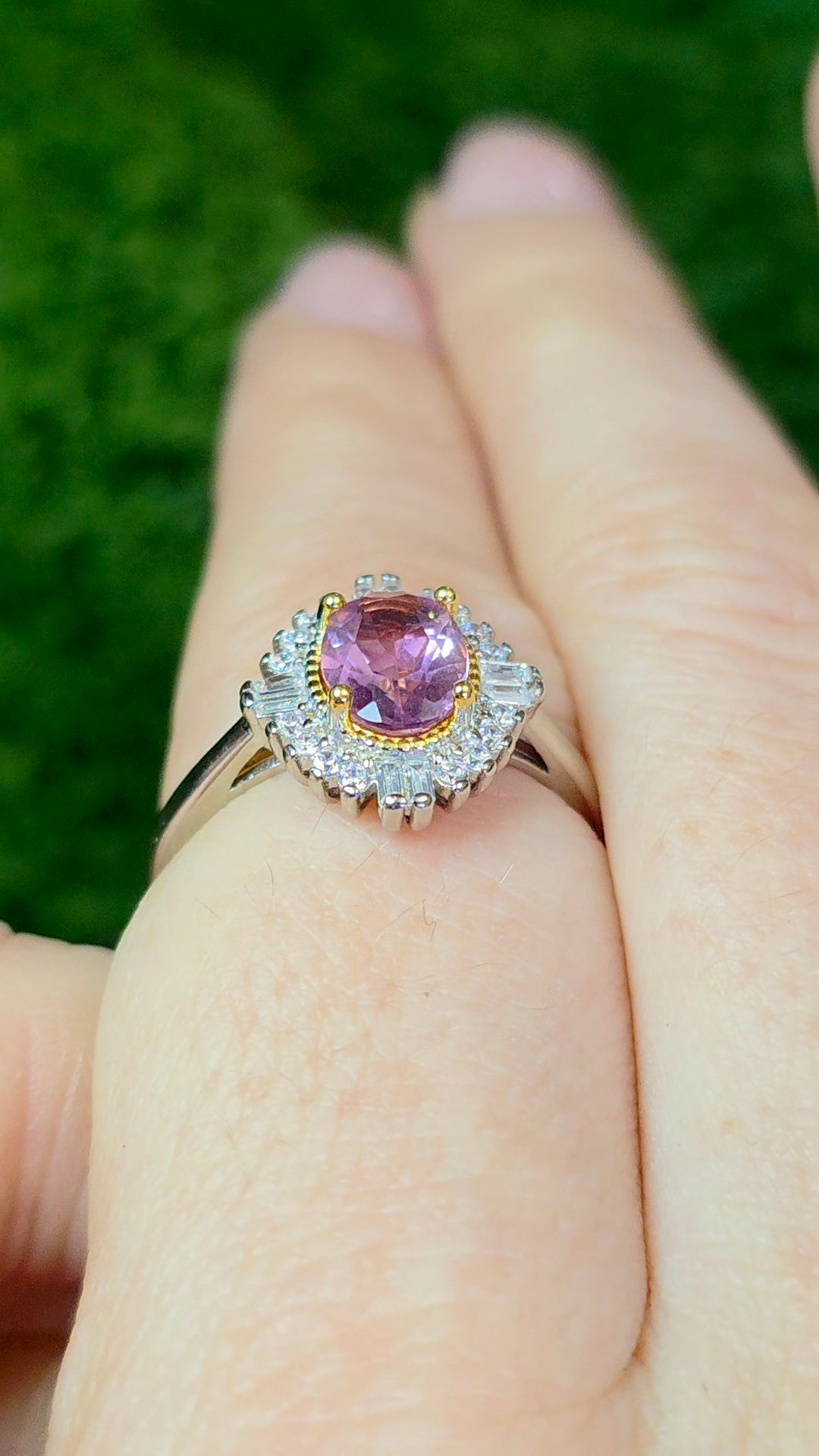Pink Spinel Ring