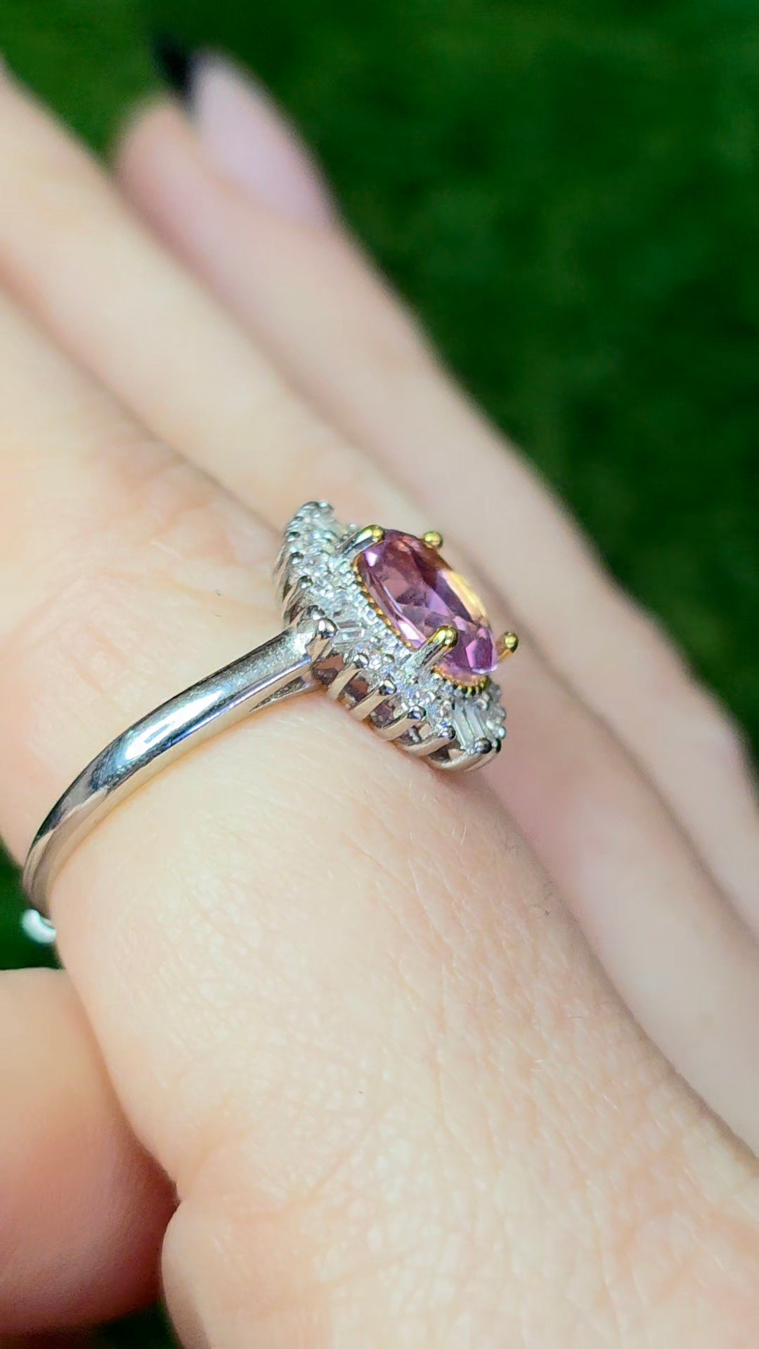Pink Spinel Ring