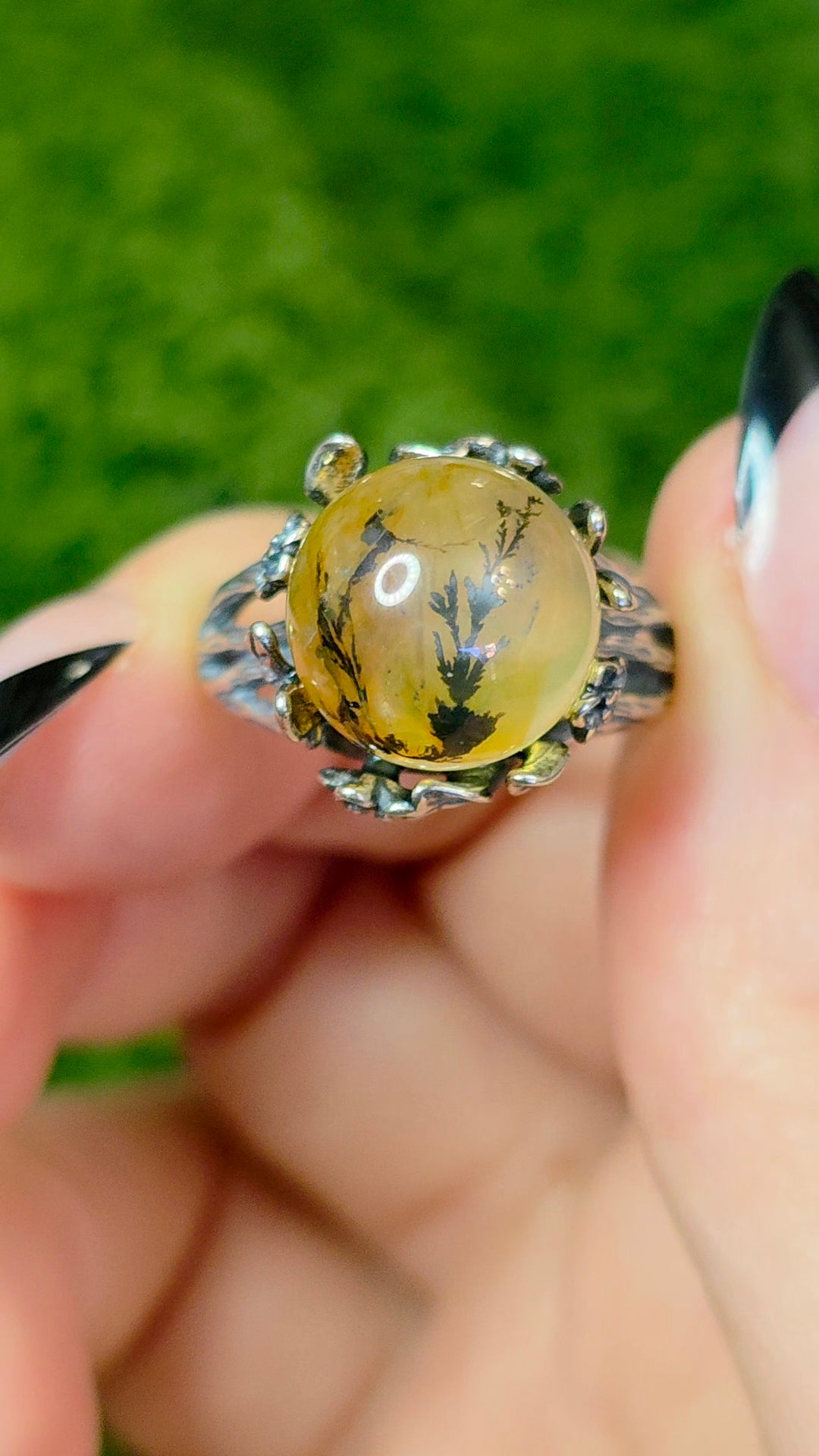 Dendritic Golden Healer Ring