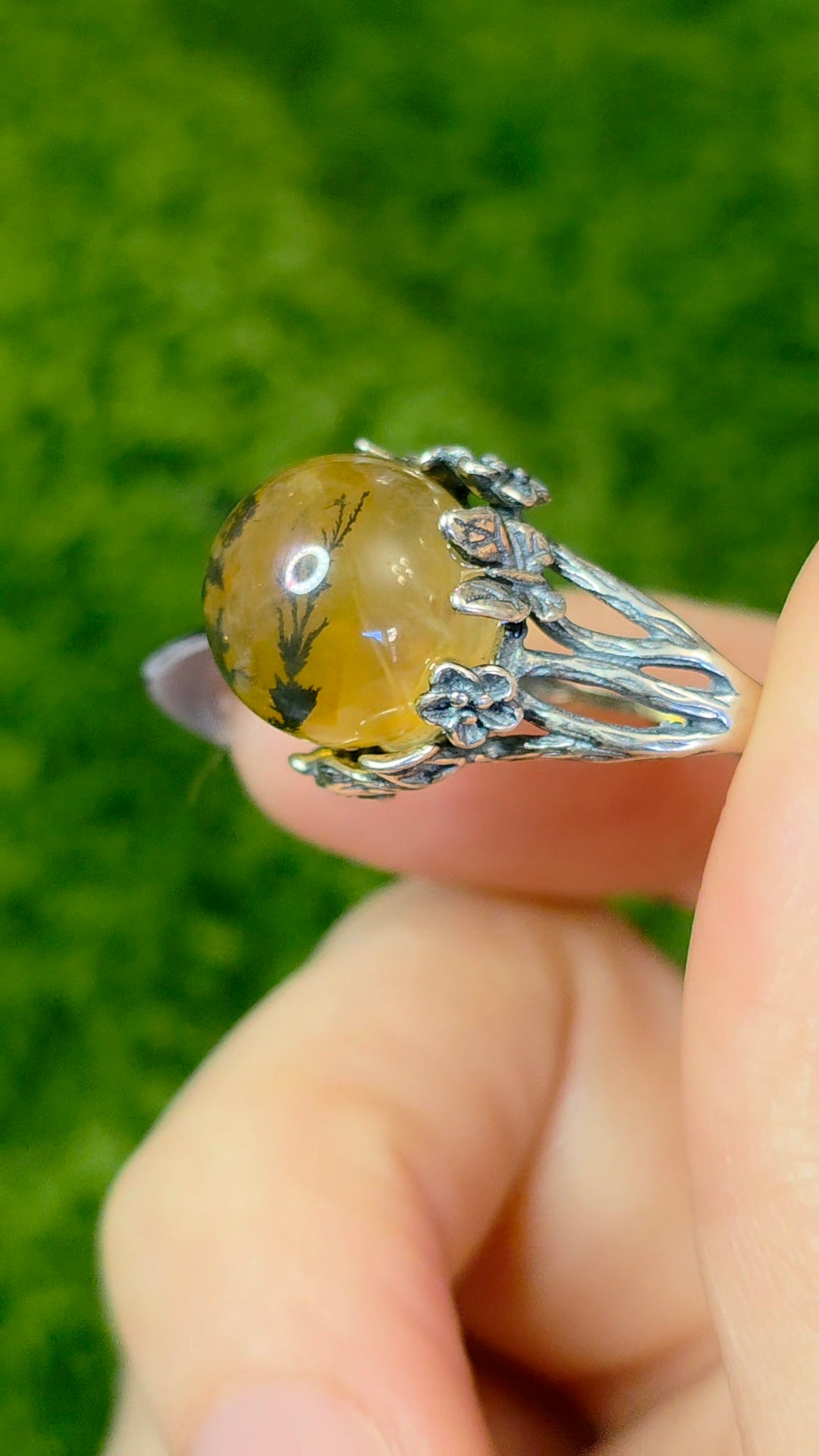 Dendritic Golden Healer Ring