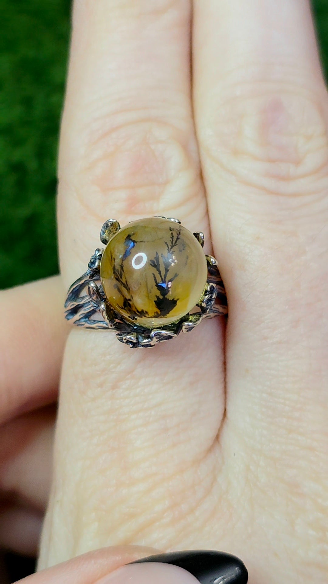 Dendritic Golden Healer Ring