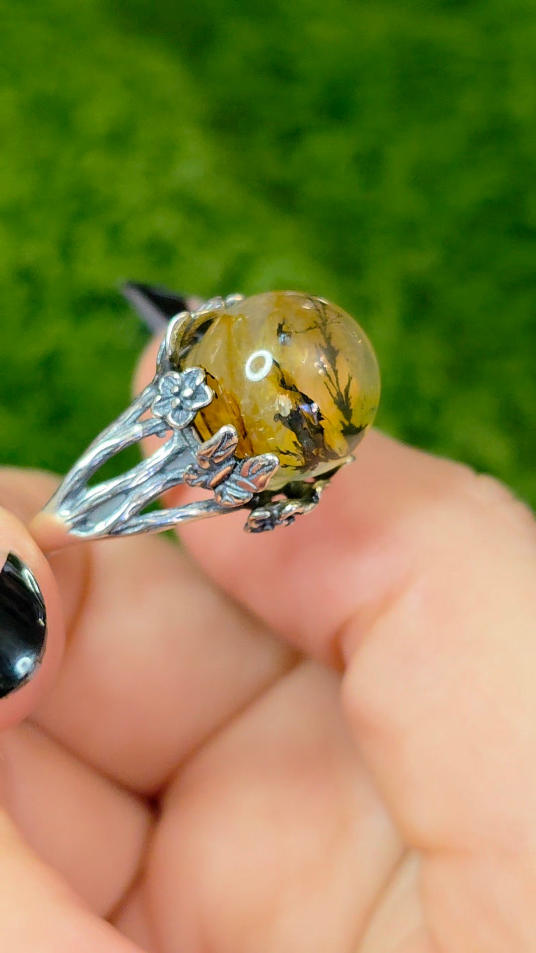 Dendritic Golden Healer Ring