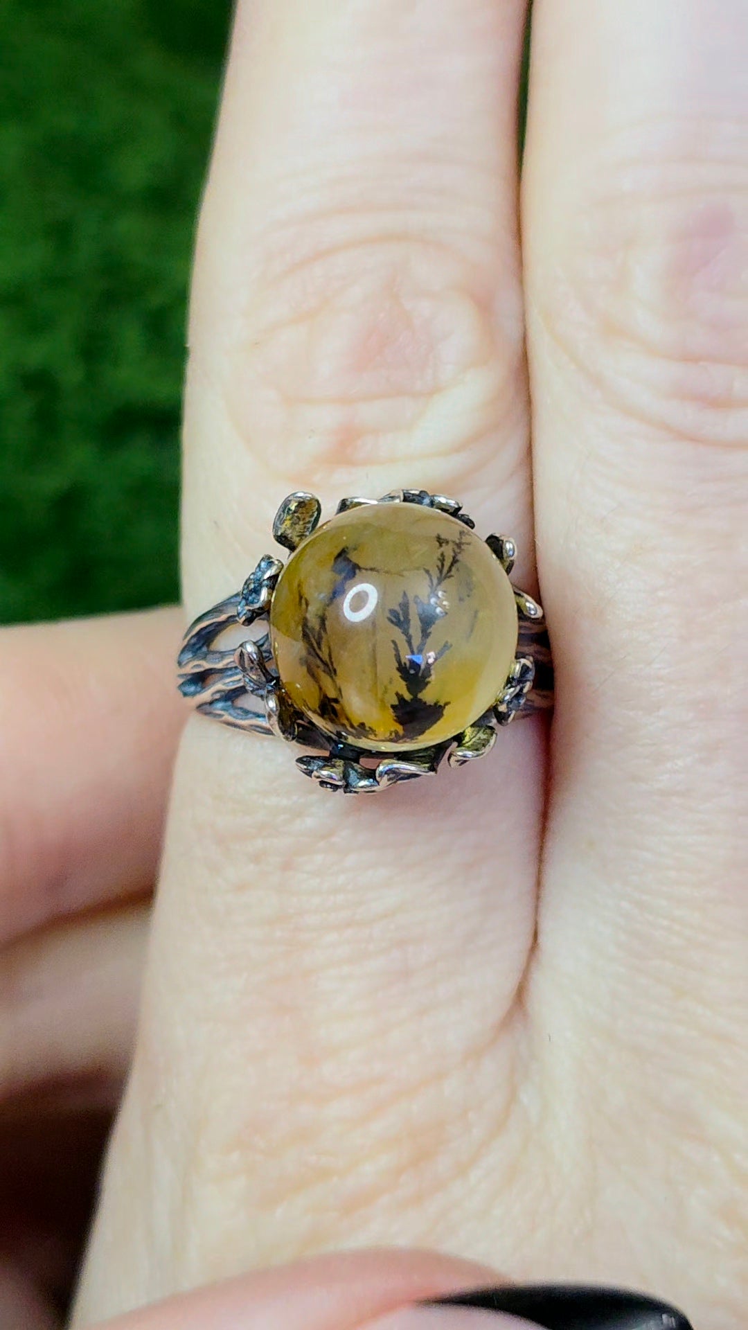 Dendritic Golden Healer Ring
