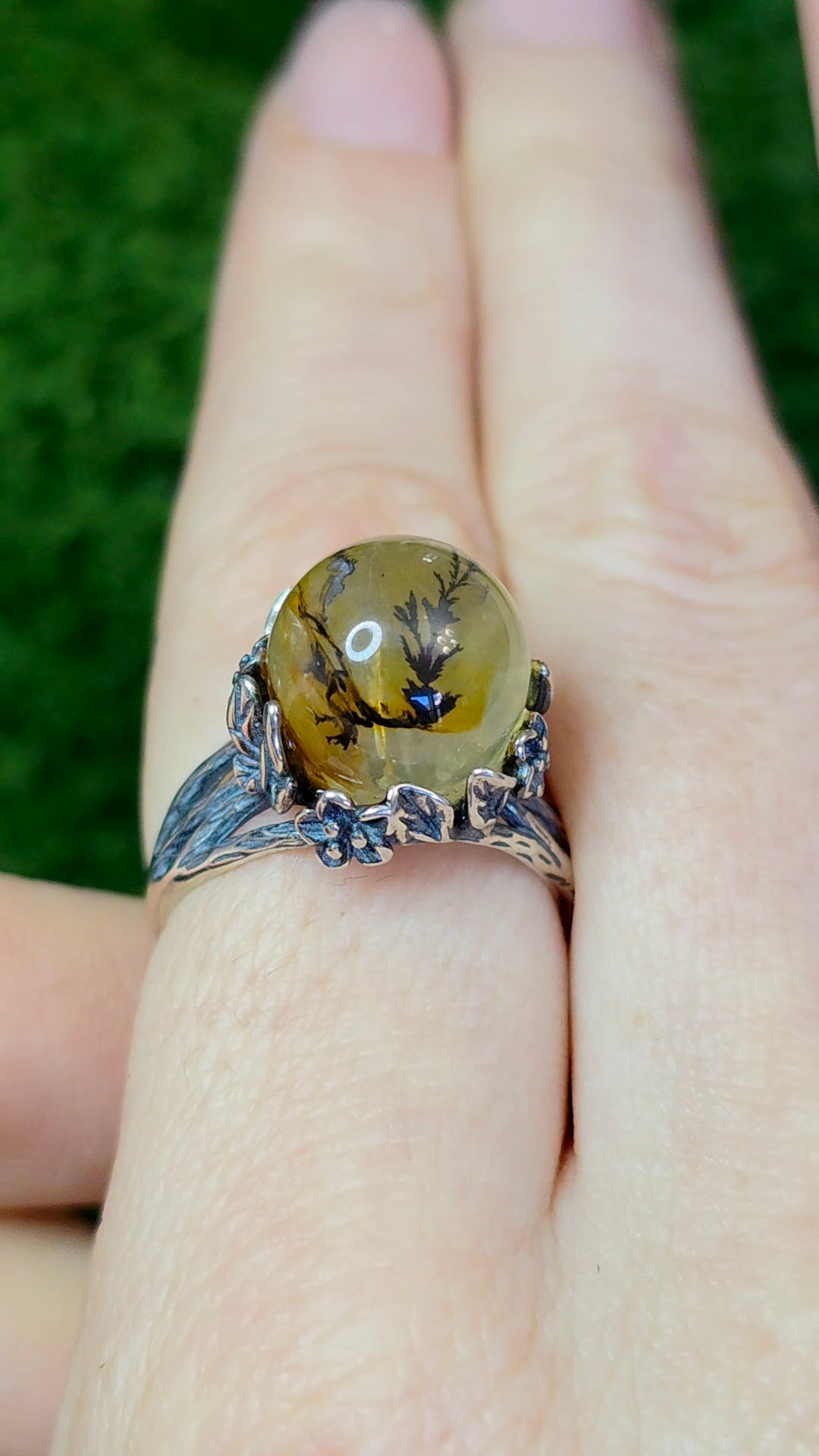 Dendritic Golden Healer Ring