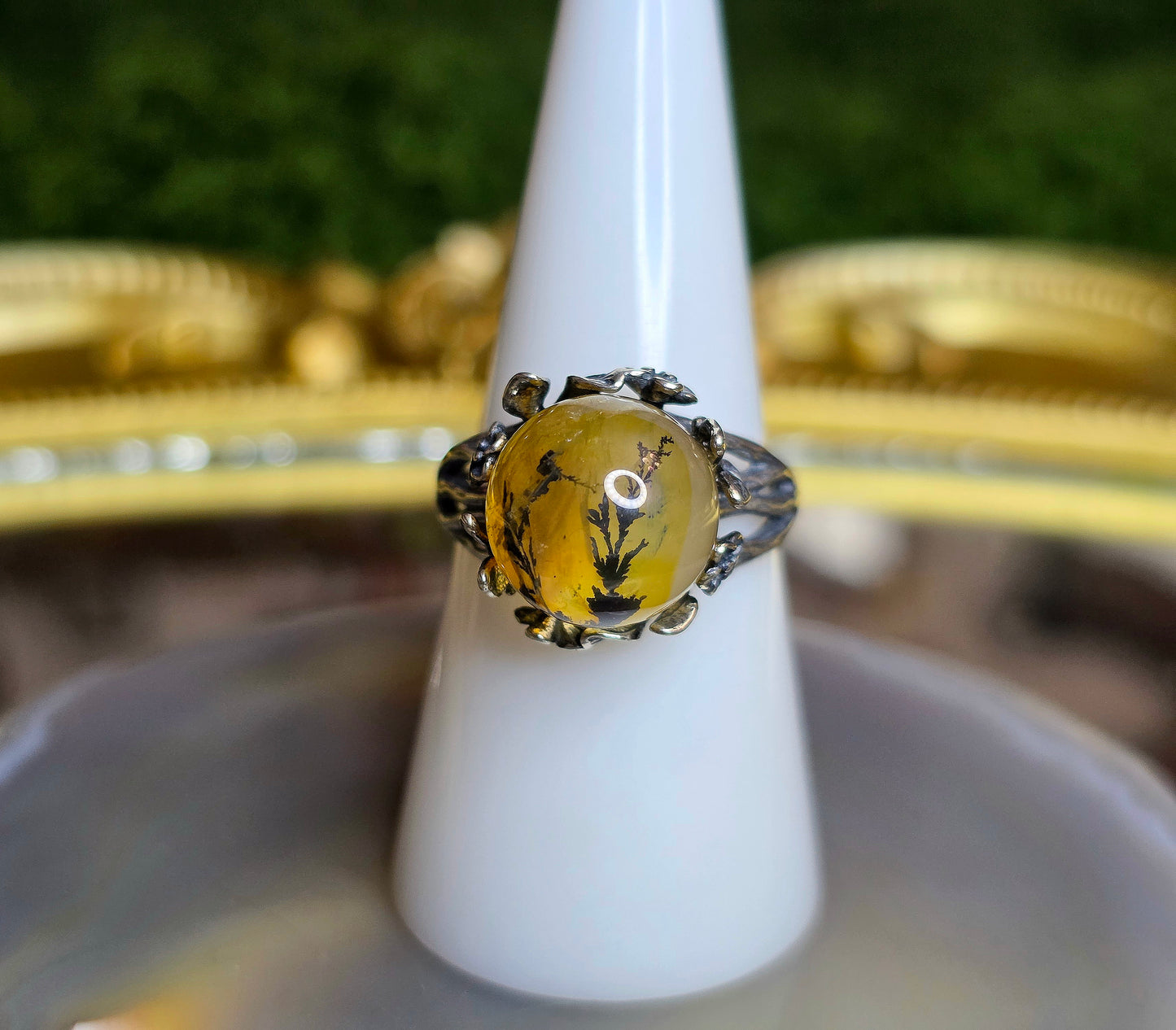 Dendritic Golden Healer Ring