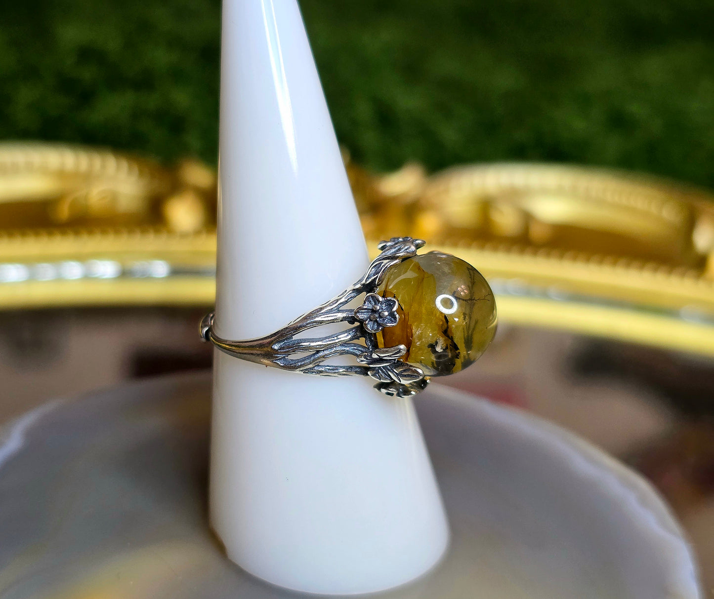 Dendritic Golden Healer Ring