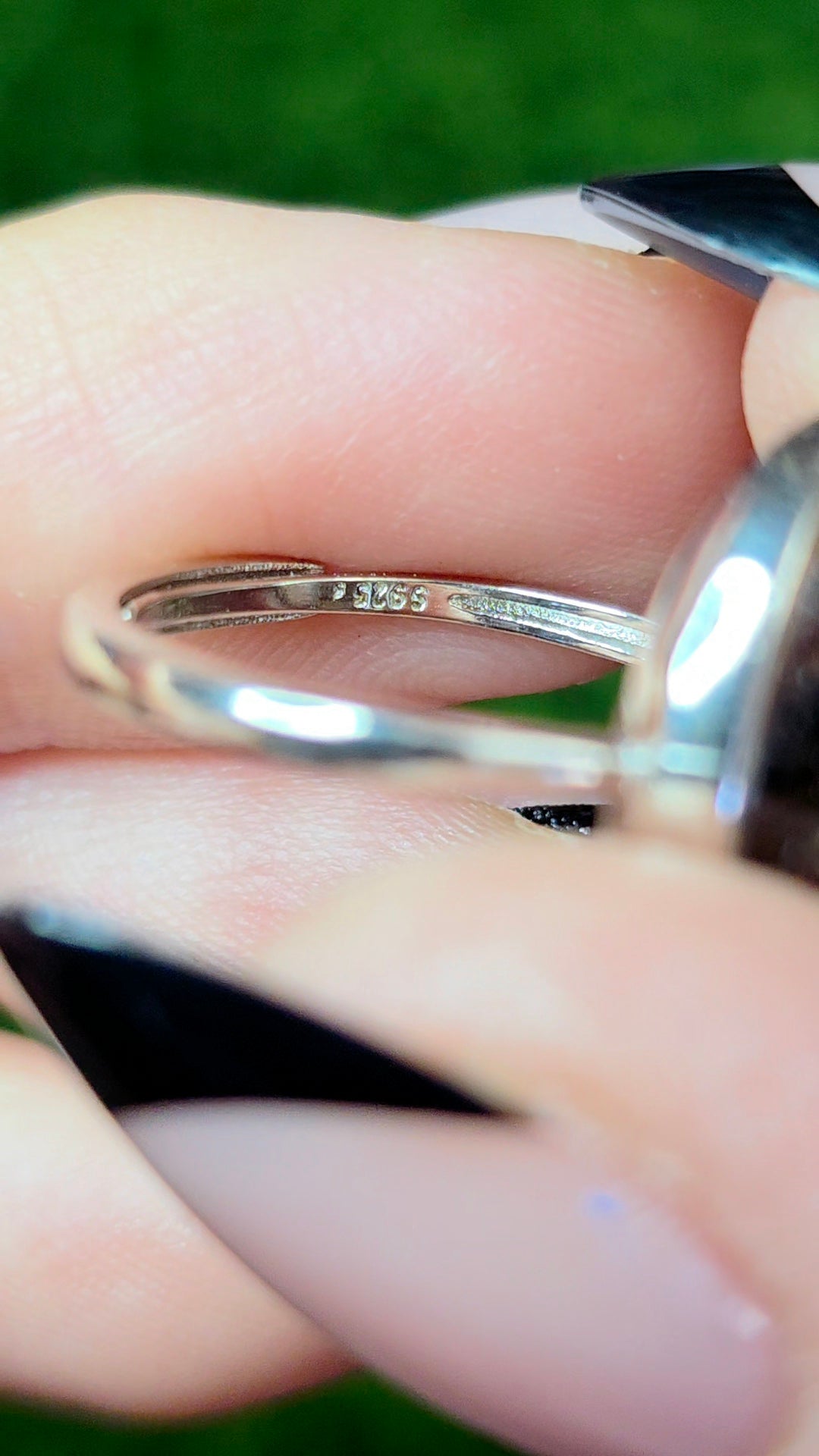 Garden Quartz and Rutile Combination Ring