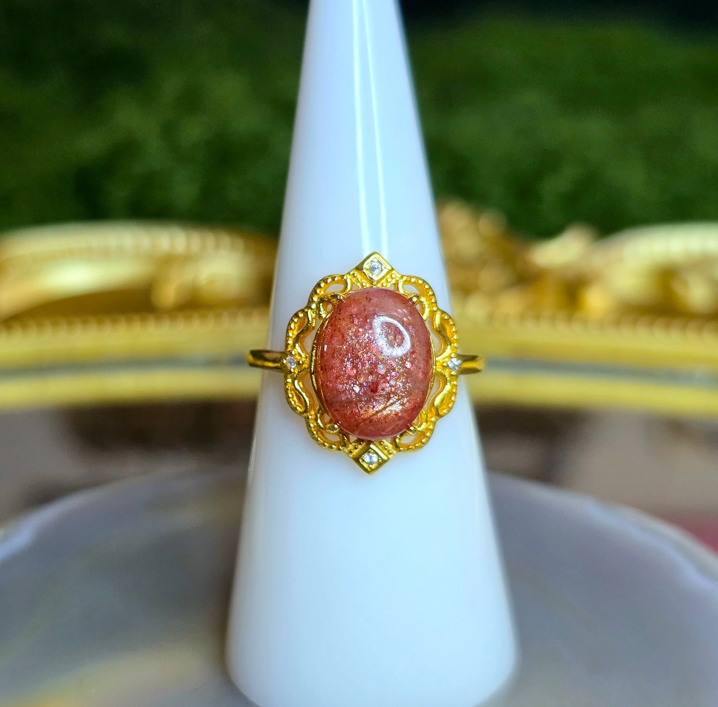 Golden Strawberry Fancy Ring B
