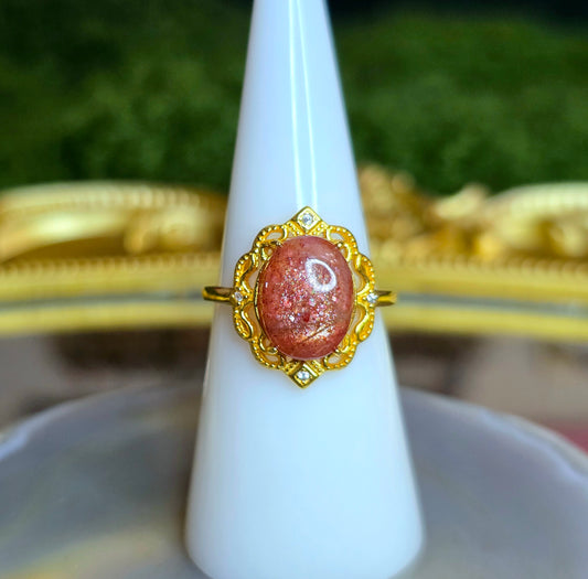 Golden Strawberry Fancy Ring B