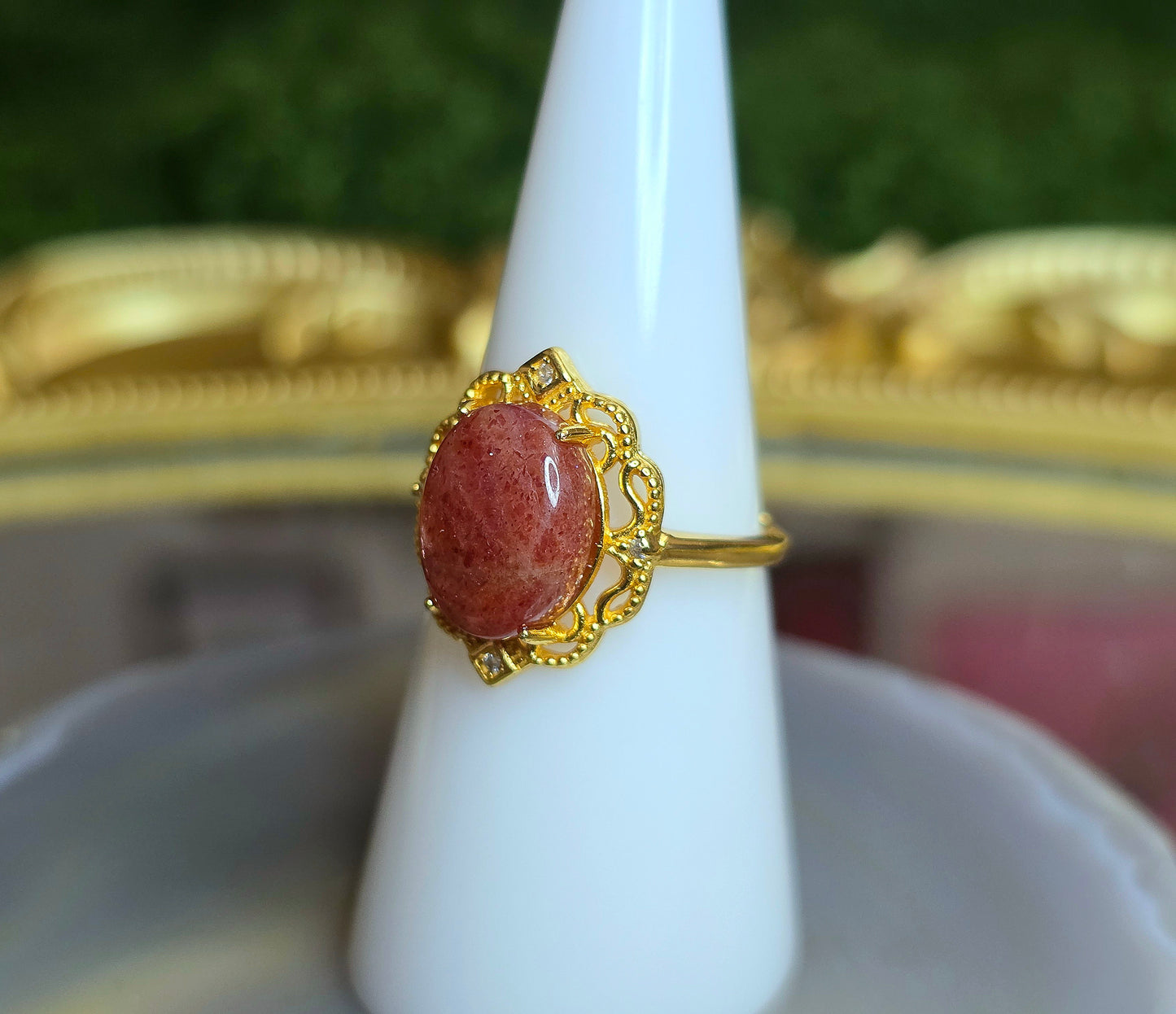 Golden Strawberry Fancy Ring B