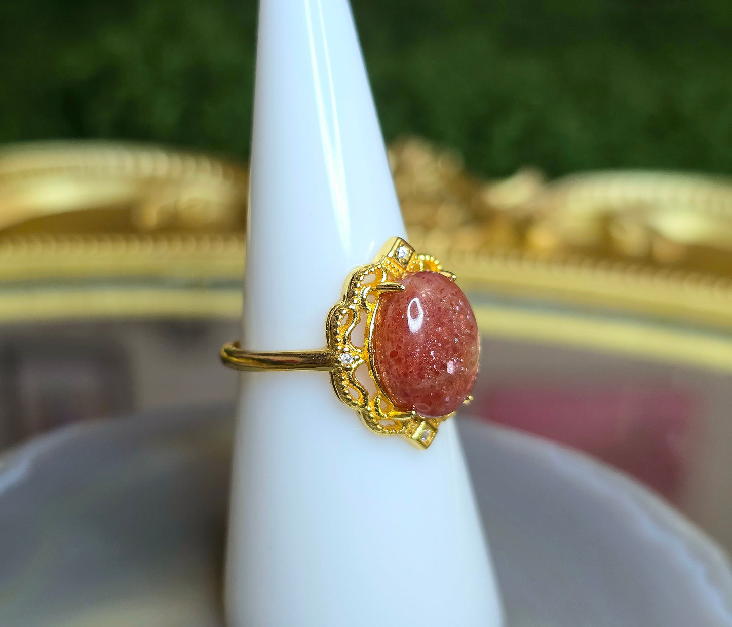 Golden Strawberry Fancy Ring B