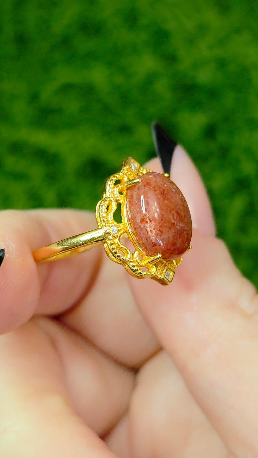 Golden Strawberry Fancy Ring B