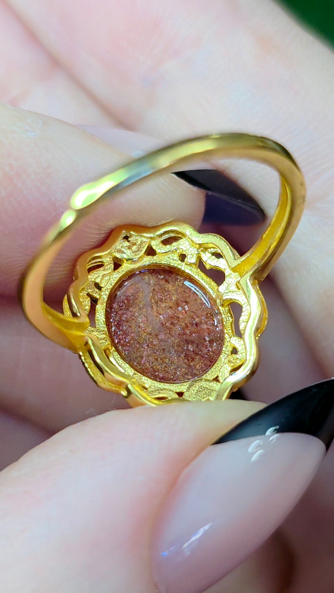 Golden Strawberry Fancy Ring B