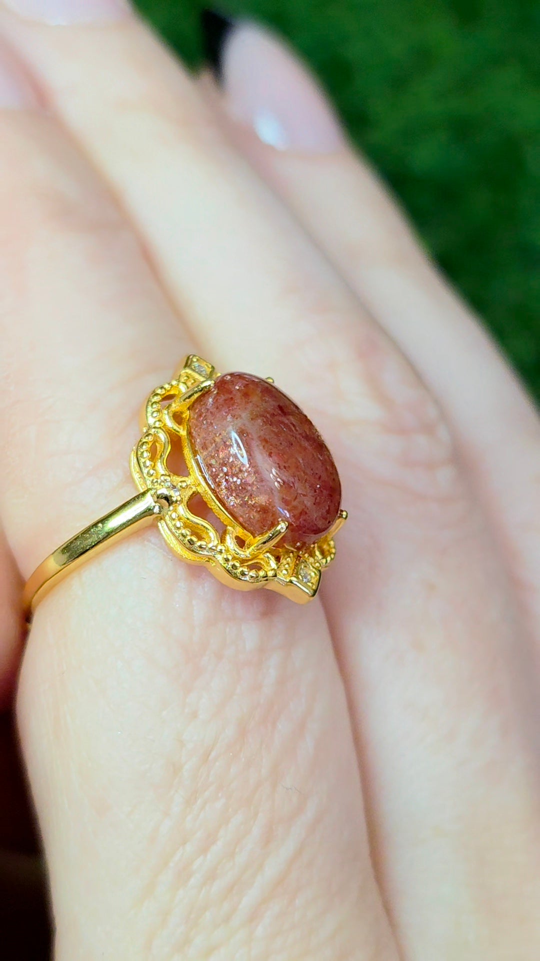 Golden Strawberry Fancy Ring B