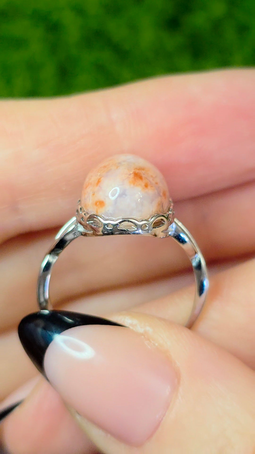 Cotton Candy Agate Ring C