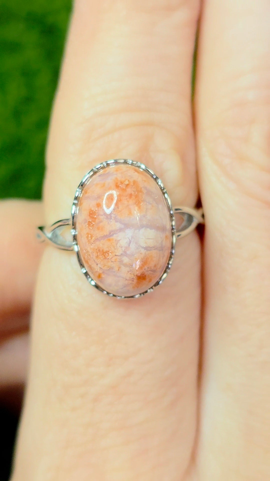 Cotton Candy Agate Ring C