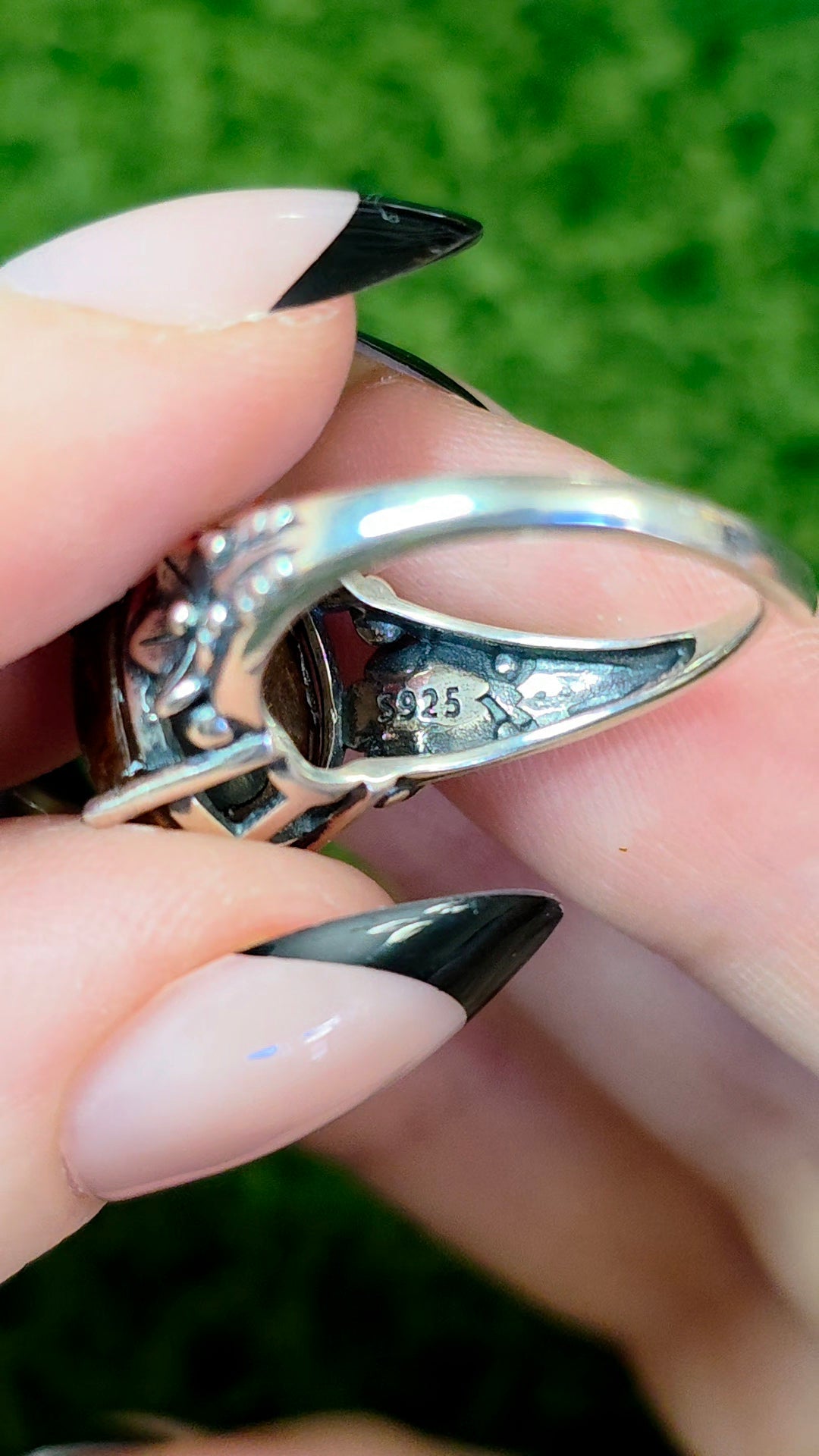 Fire Agate Round Ring B