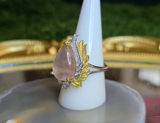 Angelic Rose Quartz Ring