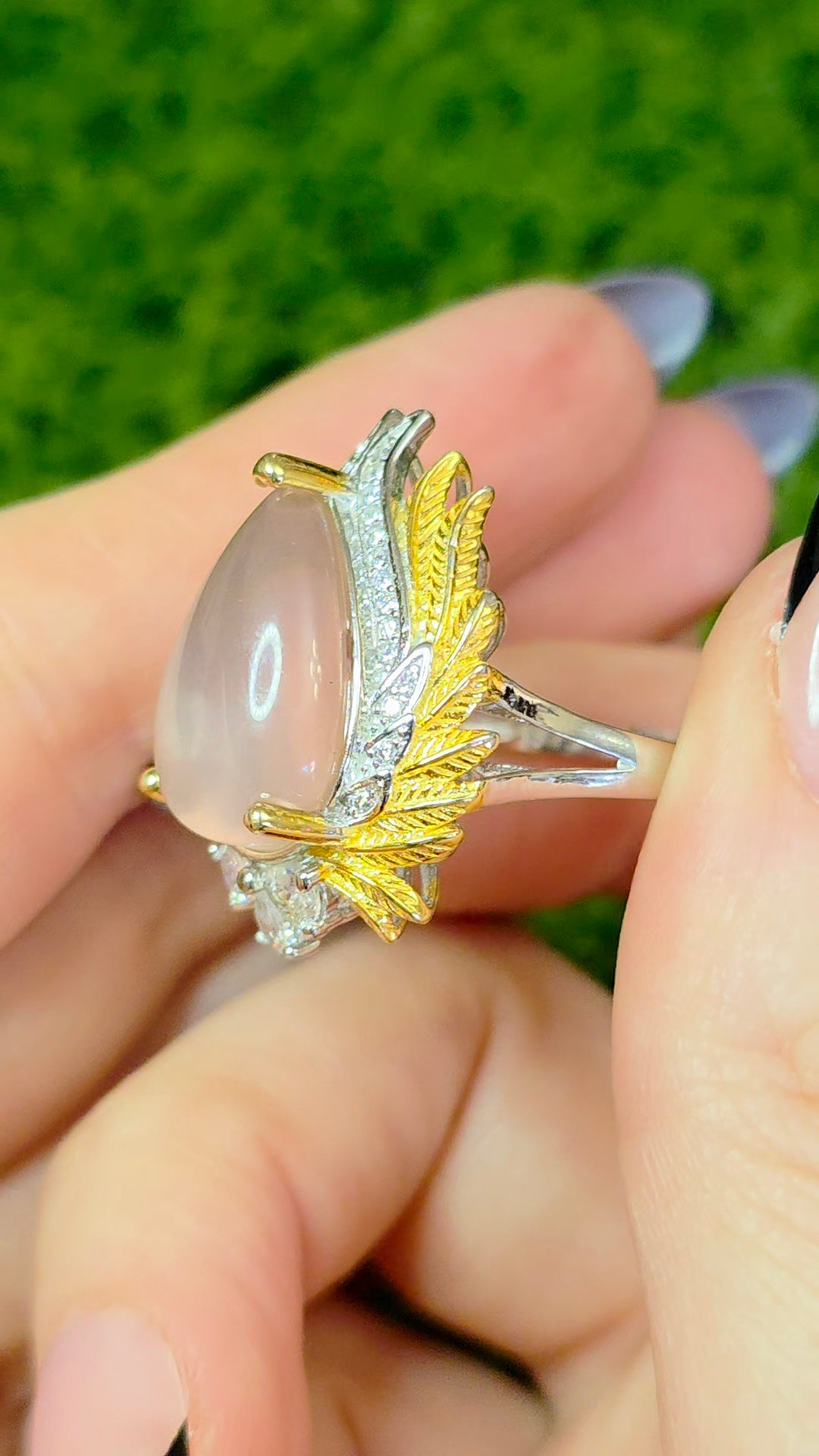 Angelic Rose Quartz Ring
