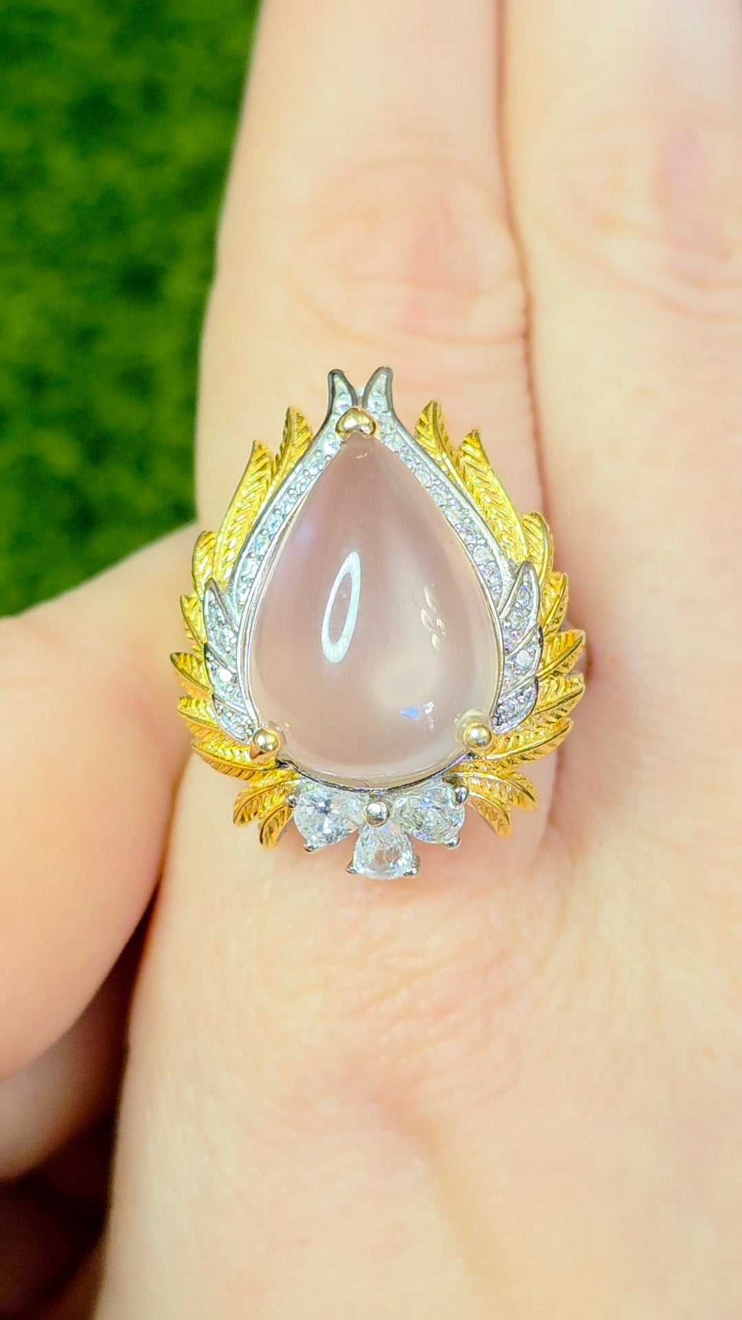 Angelic Rose Quartz Ring