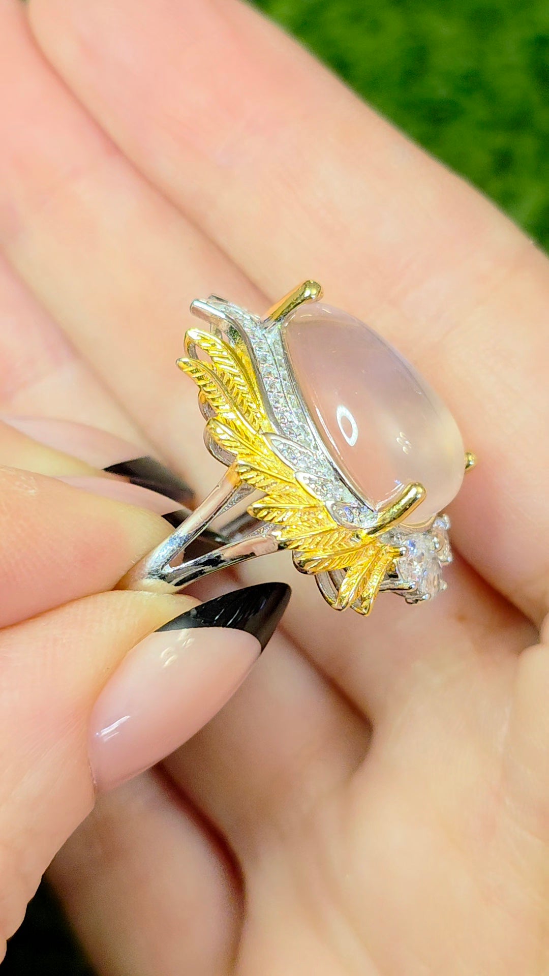 Angelic Rose Quartz Ring