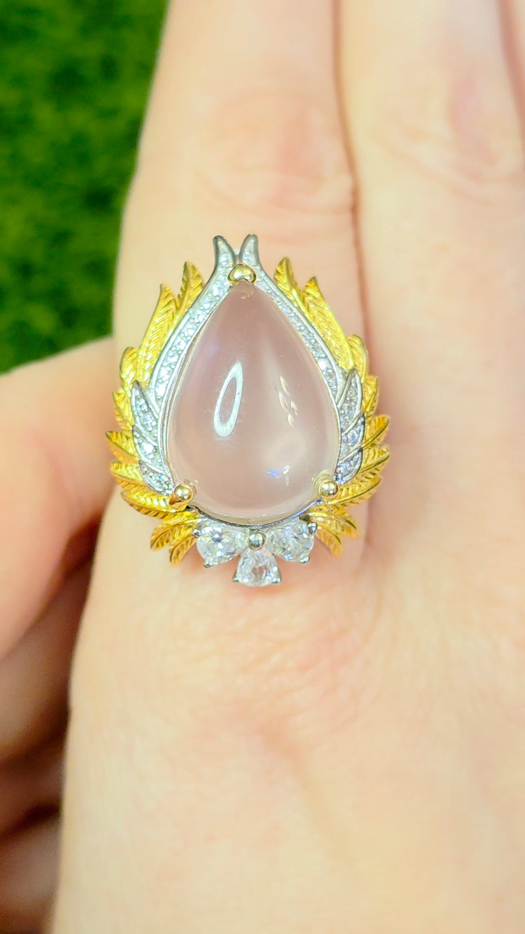 Angelic Rose Quartz Ring