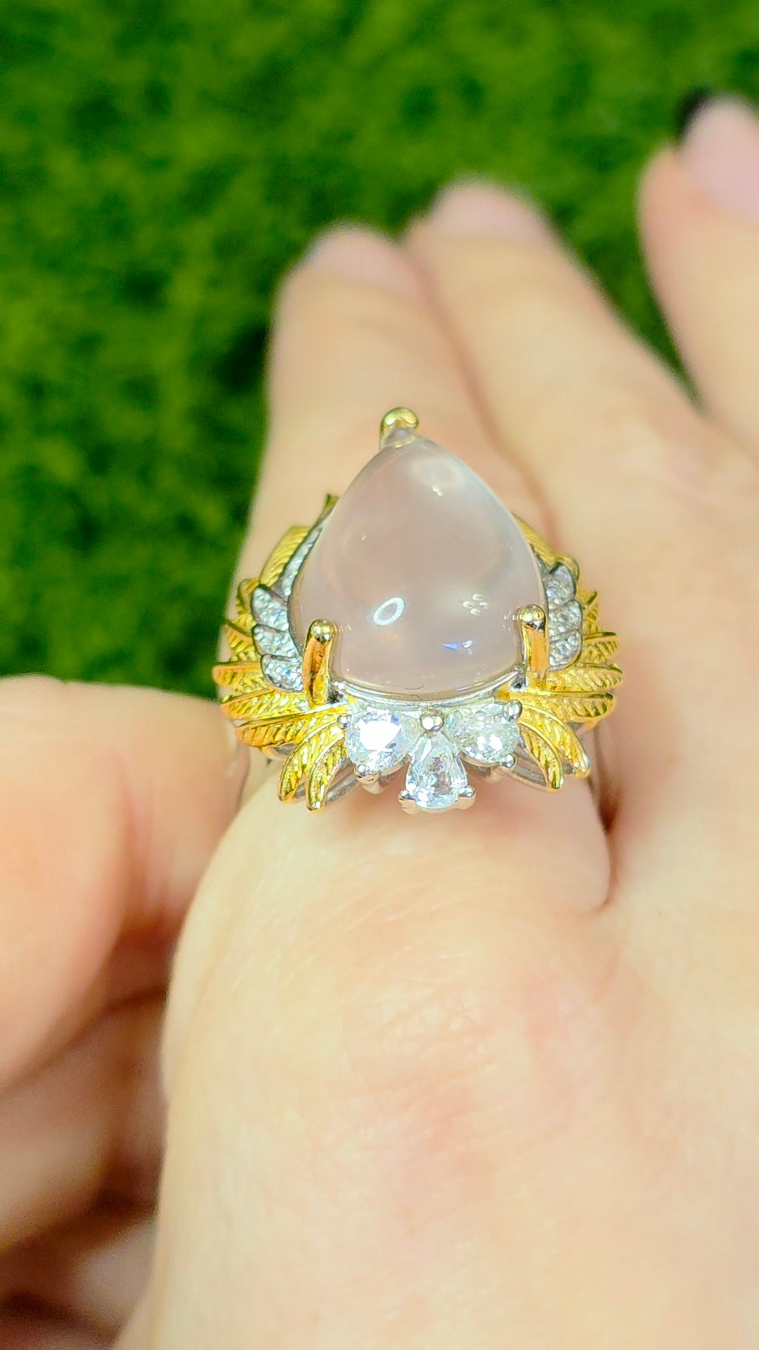Angelic Rose Quartz Ring