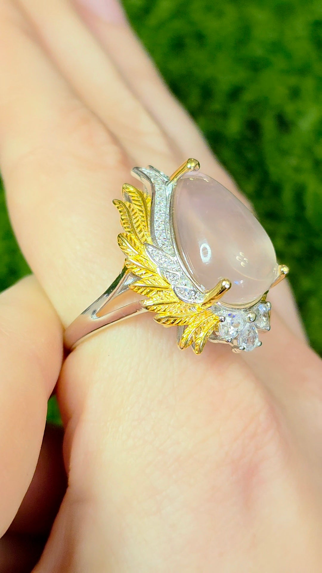 Angelic Rose Quartz Ring