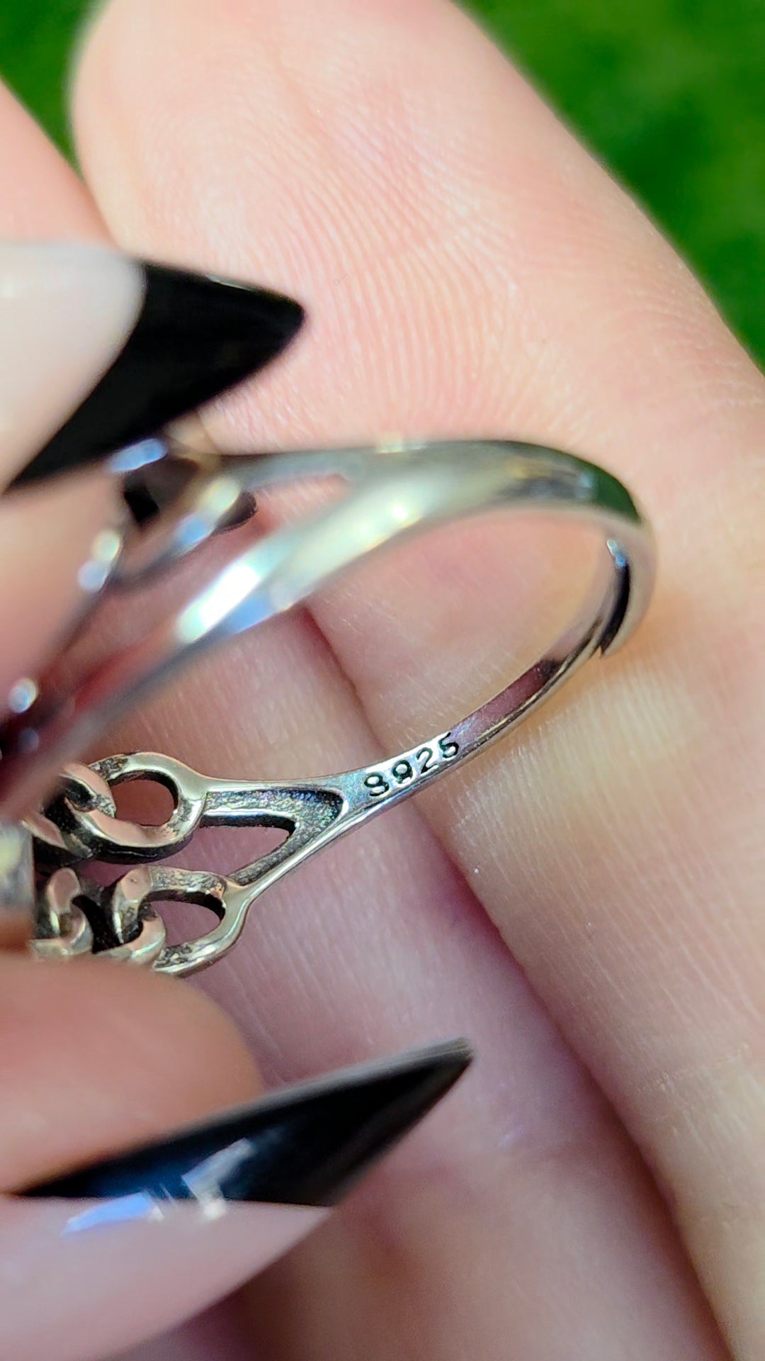 Opal Fleur De Lis Ring B
