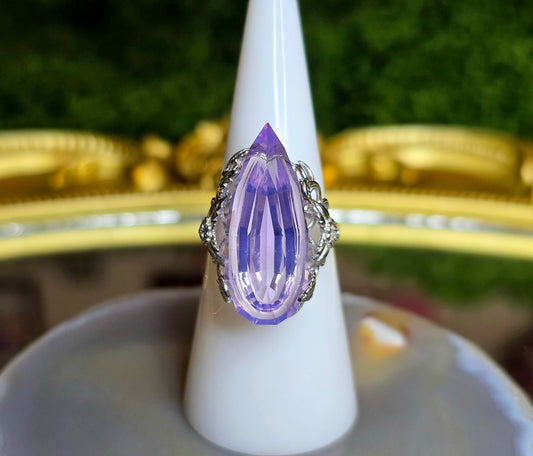 Lavender Moon Quartz Fantasy Ring