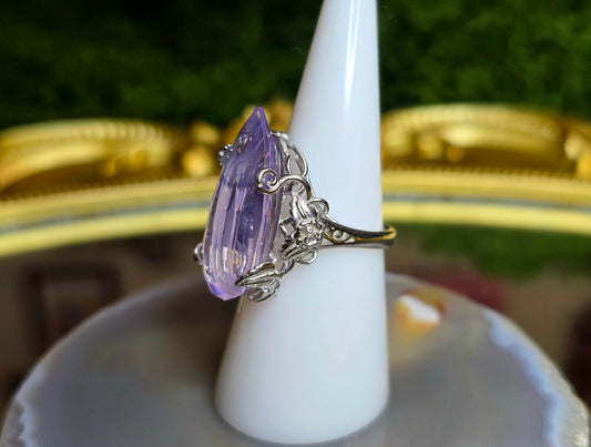 Lavender Moon Quartz Fantasy Ring