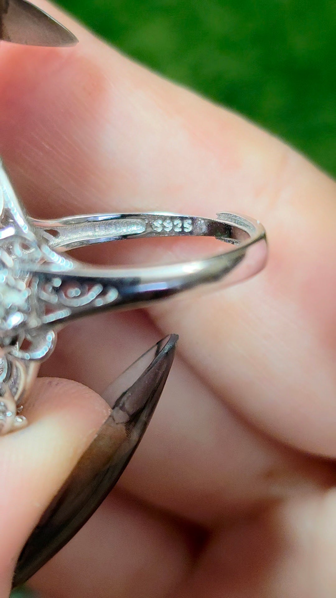 Lavender Moon Quartz Fantasy Ring