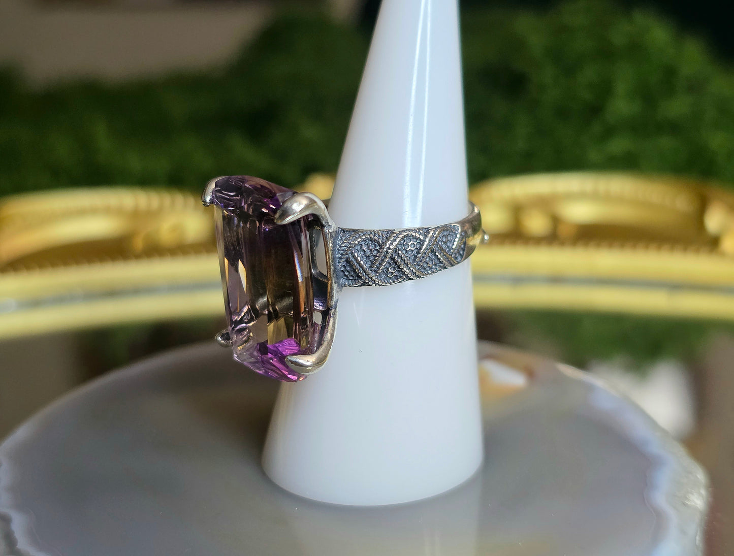Ametrine Statement Ring