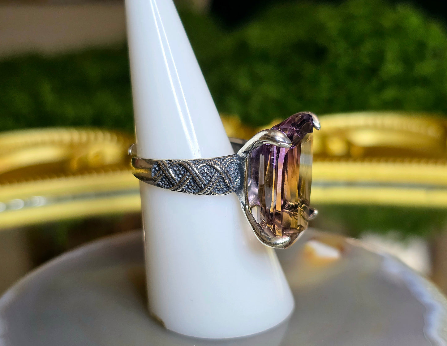 Ametrine Statement Ring
