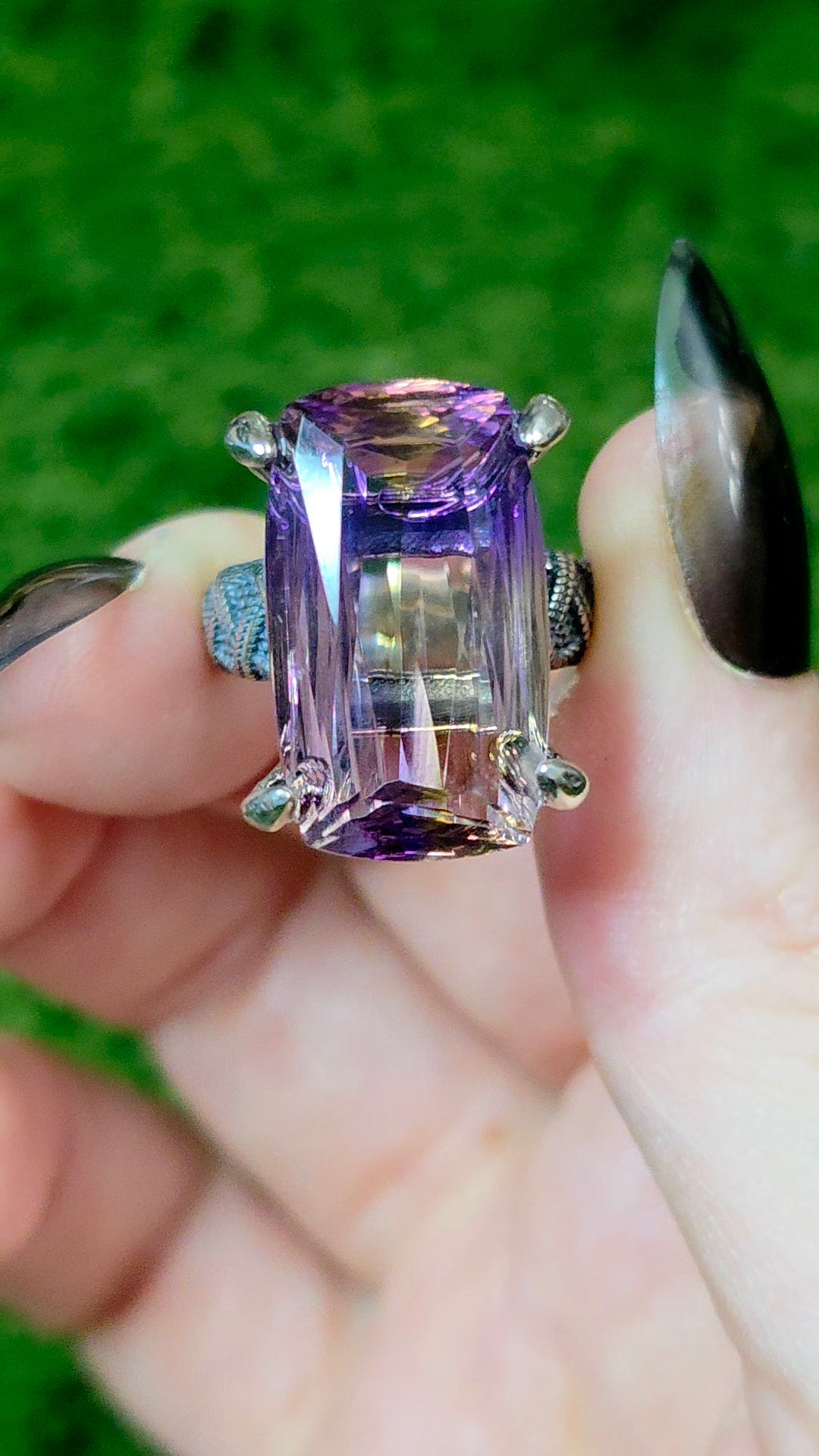 Ametrine Statement Ring
