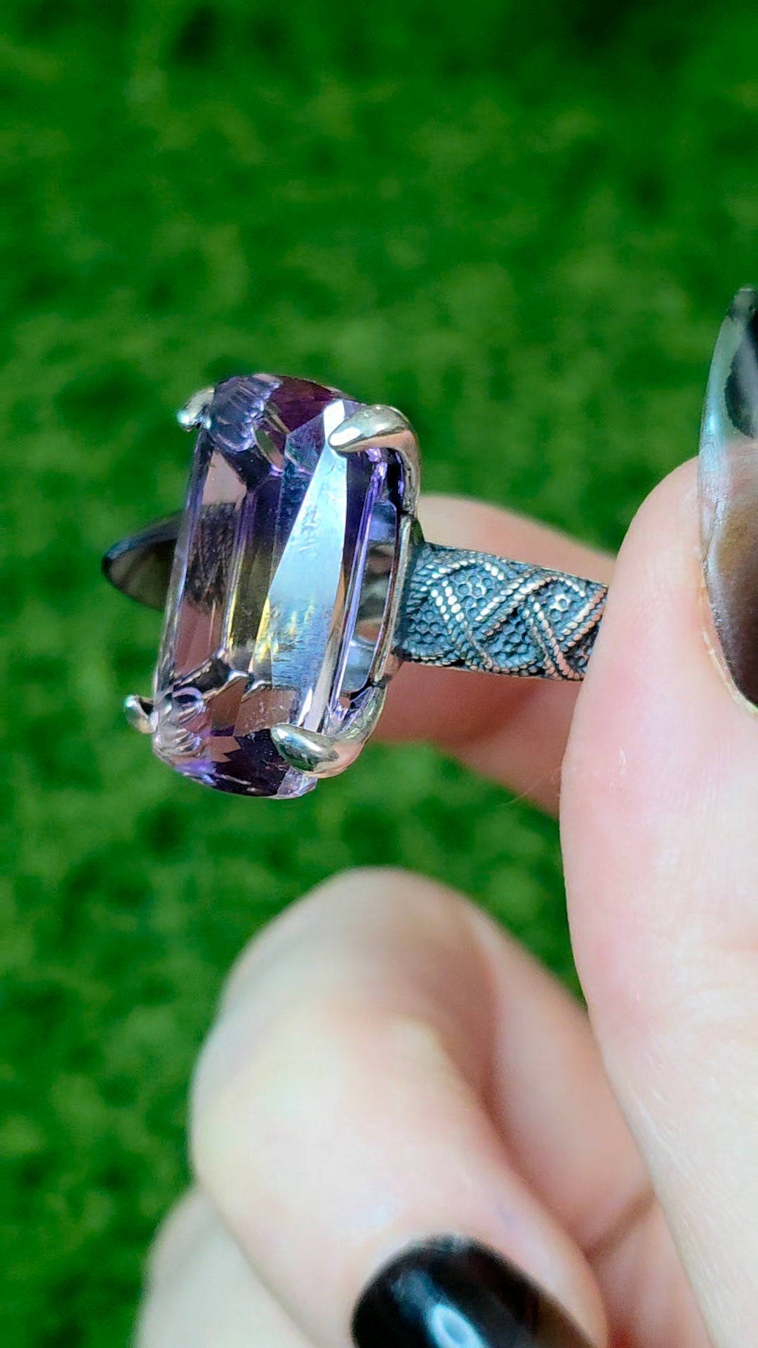 Ametrine Statement Ring