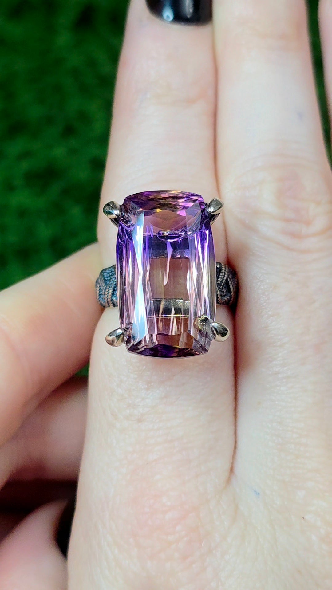 Ametrine Statement Ring