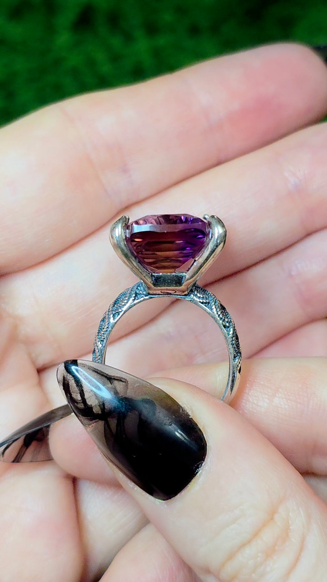 Ametrine Statement Ring