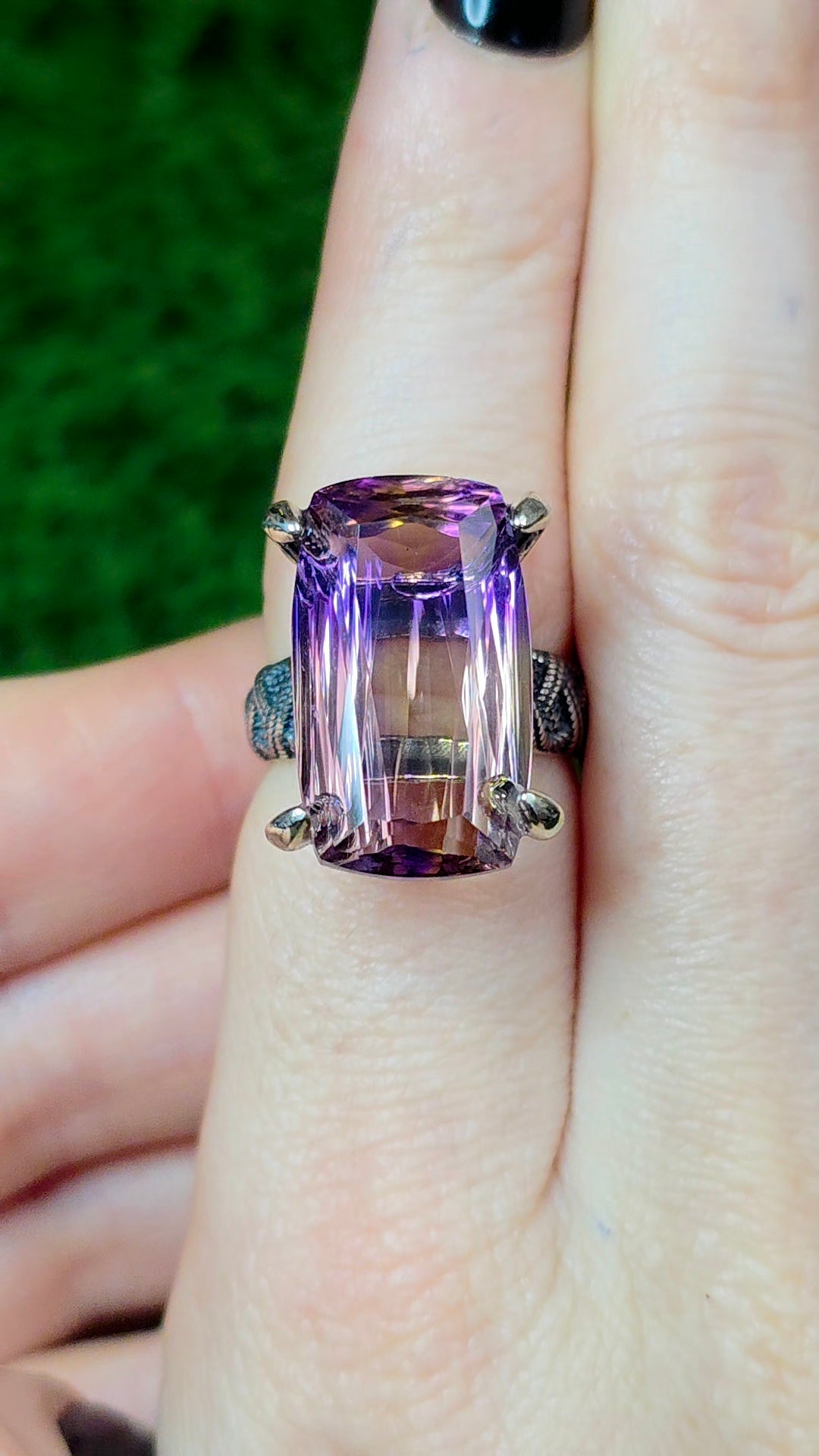 Ametrine Statement Ring